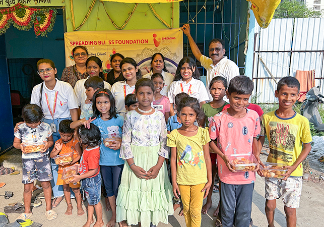 Celebrating Diwali Spreading Bliss Foundation