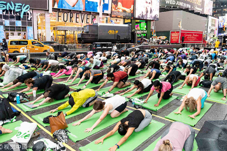 International Yoga Day New York Spreading Bliss
            
